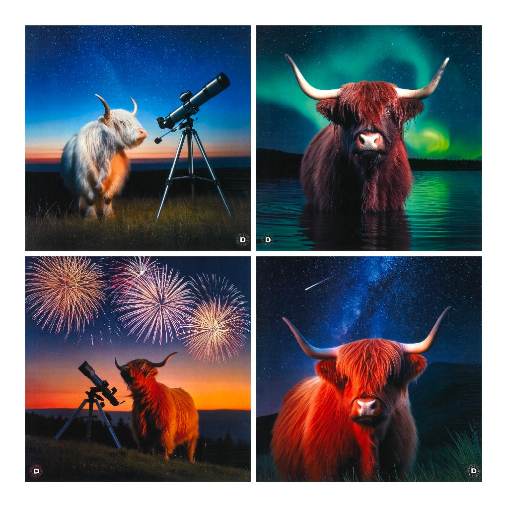Daystar Filters 2025 Astro-Highland Spiral-Bound Monthly Wall Cowlendar