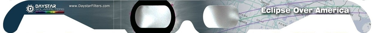 ECLIPSE OVER AMERICA style Eclipse Solar Glasses - 5 pack