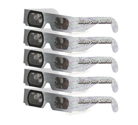 ECLIPSE OVER AMERICA style Eclipse Solar Glasses - 2 pack