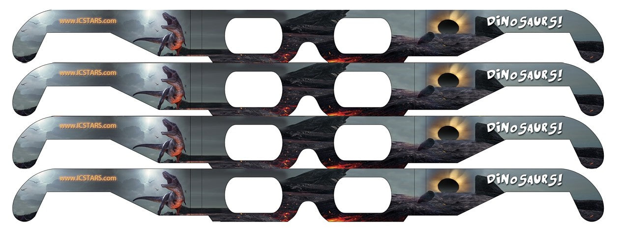 DINOSAURS! style FUNNER Eclipse Solar Glasses - 5 pack