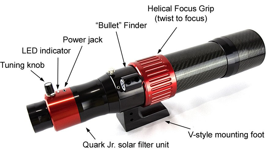 Solar Scout 60mm Dedicated Solar Telescope - Chromosphere