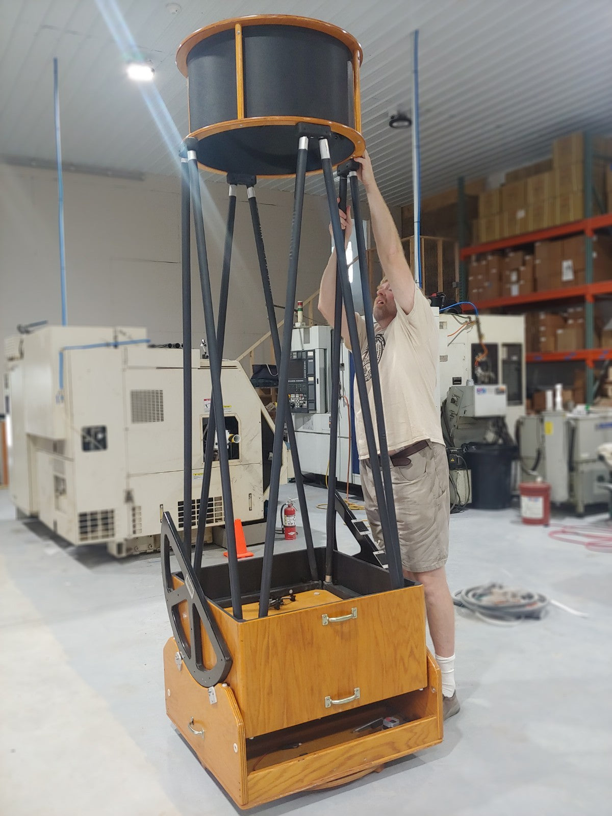 24” Starmaster F/4.2 Dobsonian Telescope (100” FL)