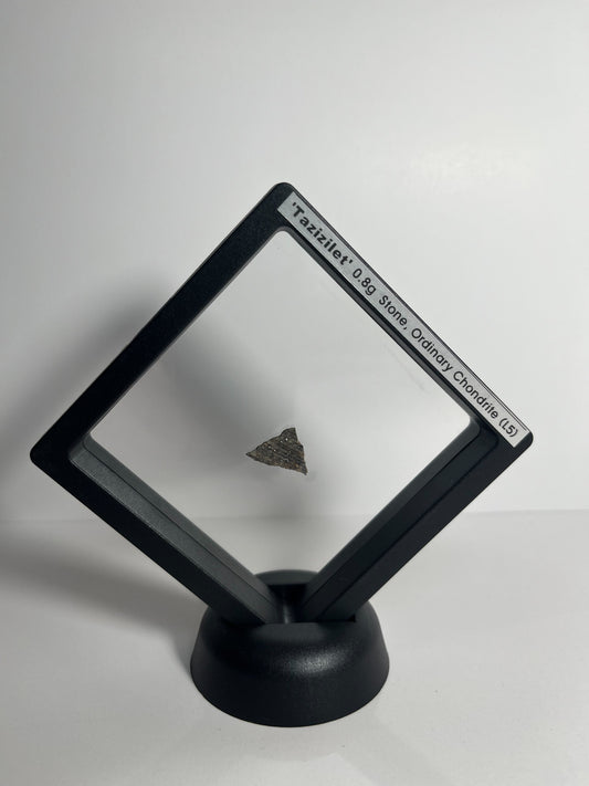 Certified TAZIZILET Specimen Meteorite Slice 0.8g - Recovered 2006, Niger - RARE