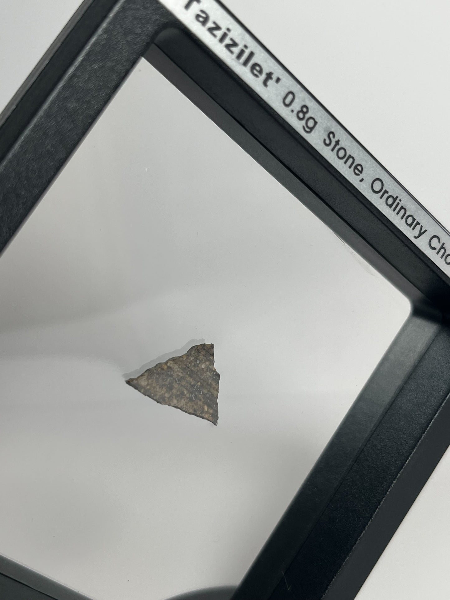 Certified TAZIZILET Specimen Meteorite Slice 0.8g - Recovered 2006, Niger - RARE