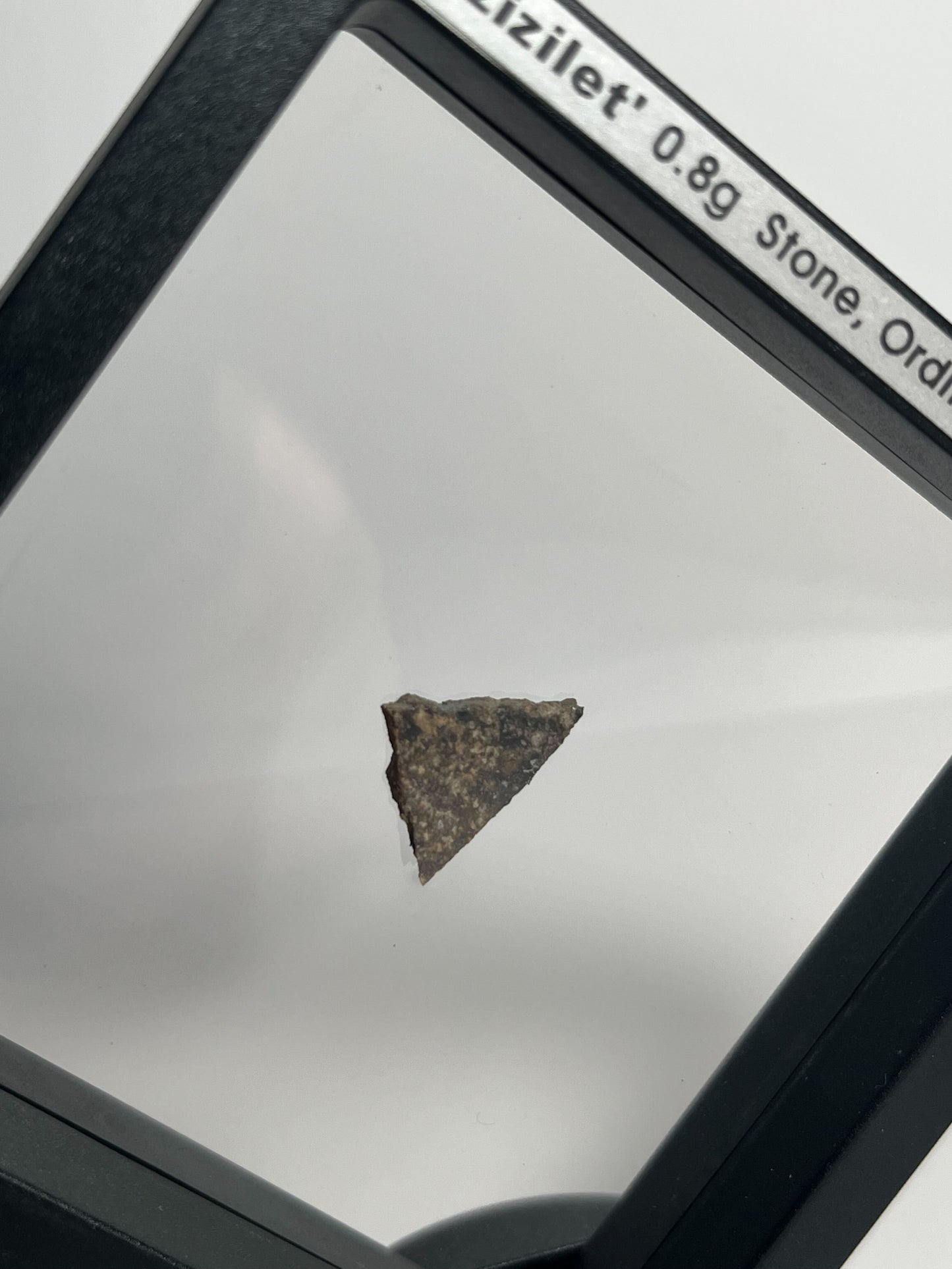 Certified TAZIZILET Specimen Meteorite Slice 0.8g - Recovered 2006, Niger - RARE