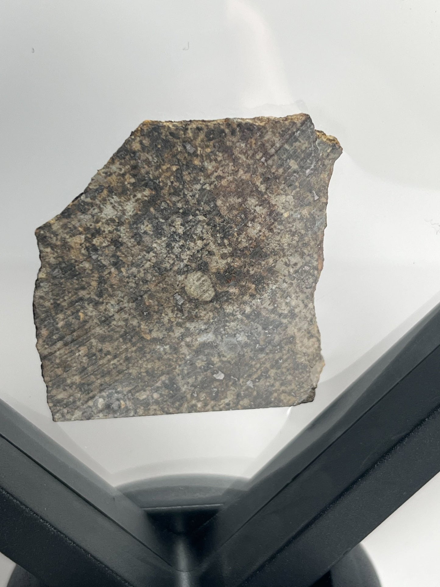 Certified TAZIZILET Specimen Meteorite Slice 10.0g - Recovered 2006, Niger - RARE