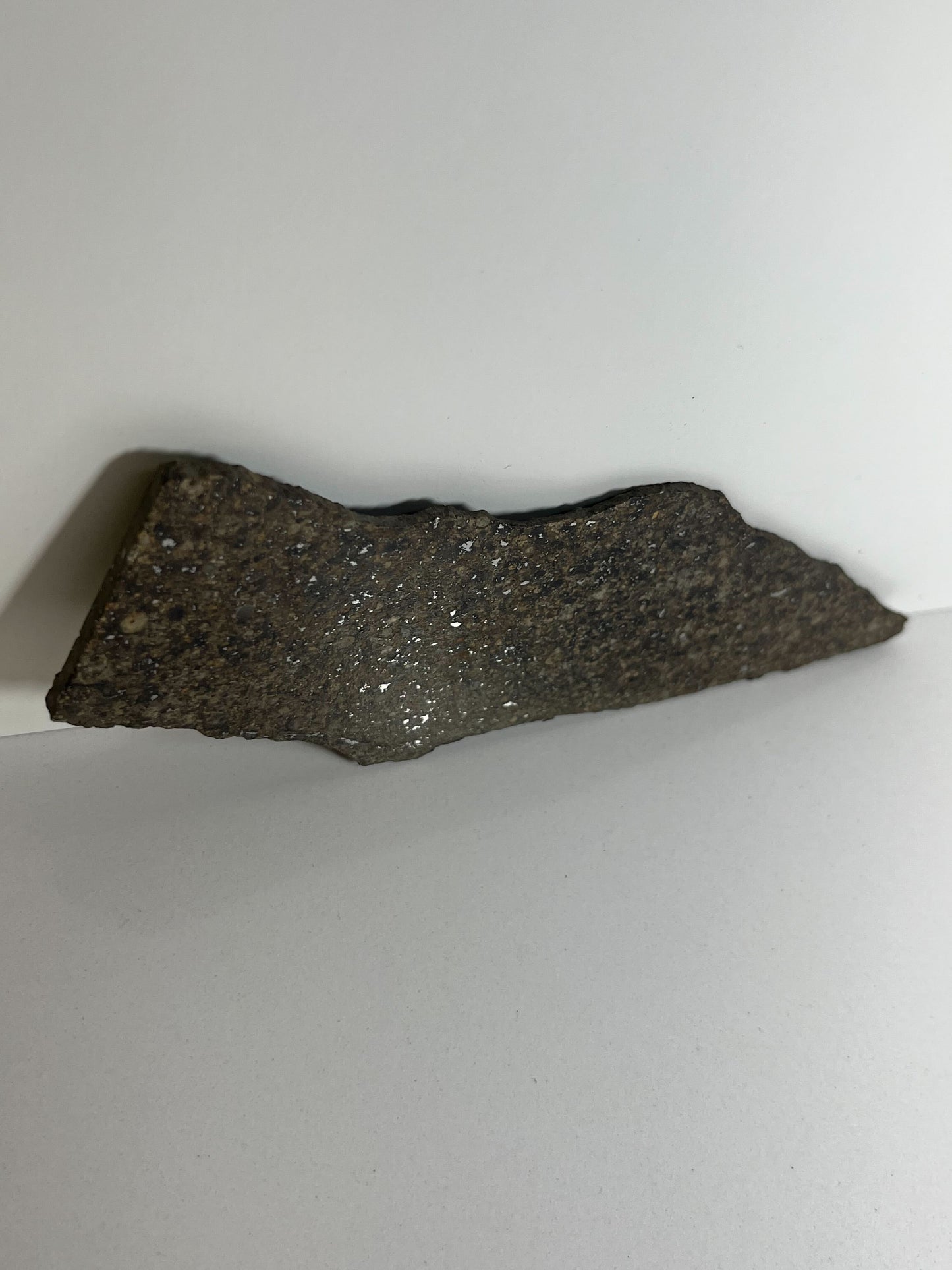 Certified TAZIZILET Specimen Meteorite Slice 34.8g - Recovered 2006, Niger - RARE