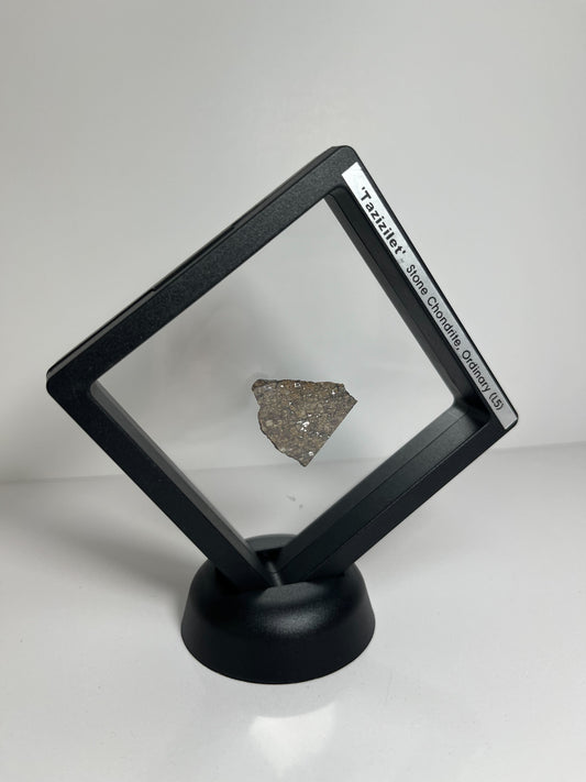 Certified TAZIZILET Specimen Meteorite Slice 3.5g - Recovered 2006, Niger - RARE