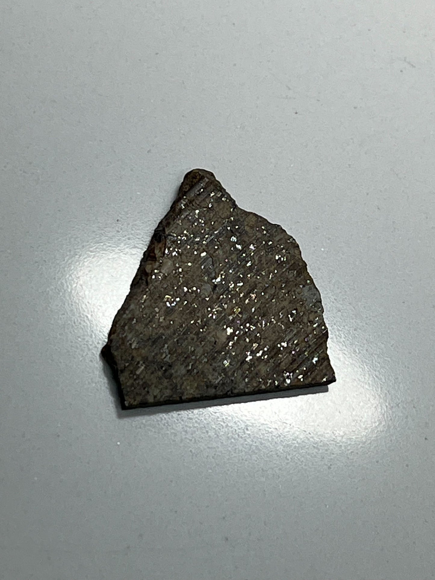 Certified TAZIZILET Specimen Meteorite Slice 3.5g - Recovered 2006, Niger - RARE