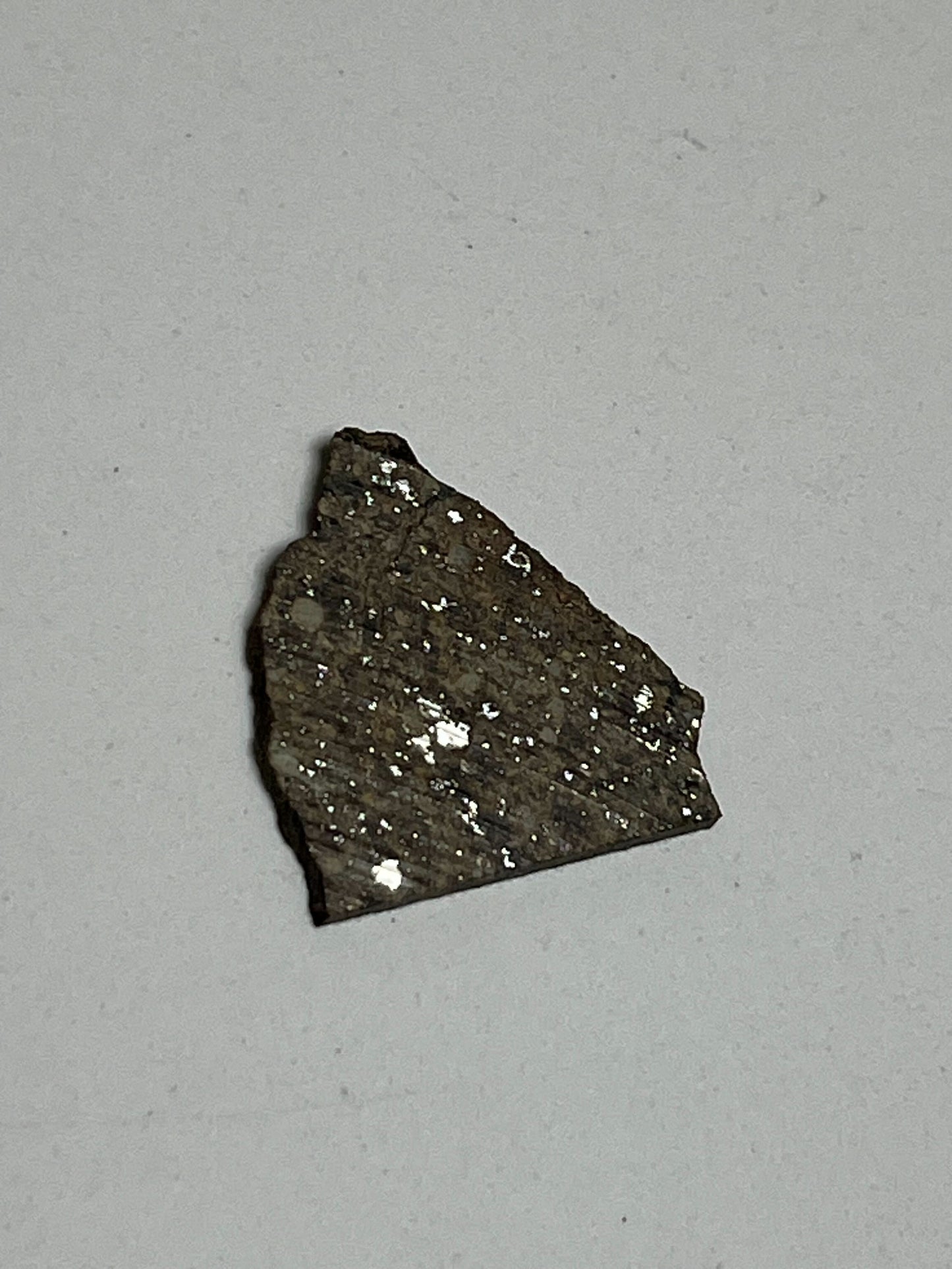 Certified TAZIZILET Specimen Meteorite Slice 3.5g - Recovered 2006, Niger - RARE