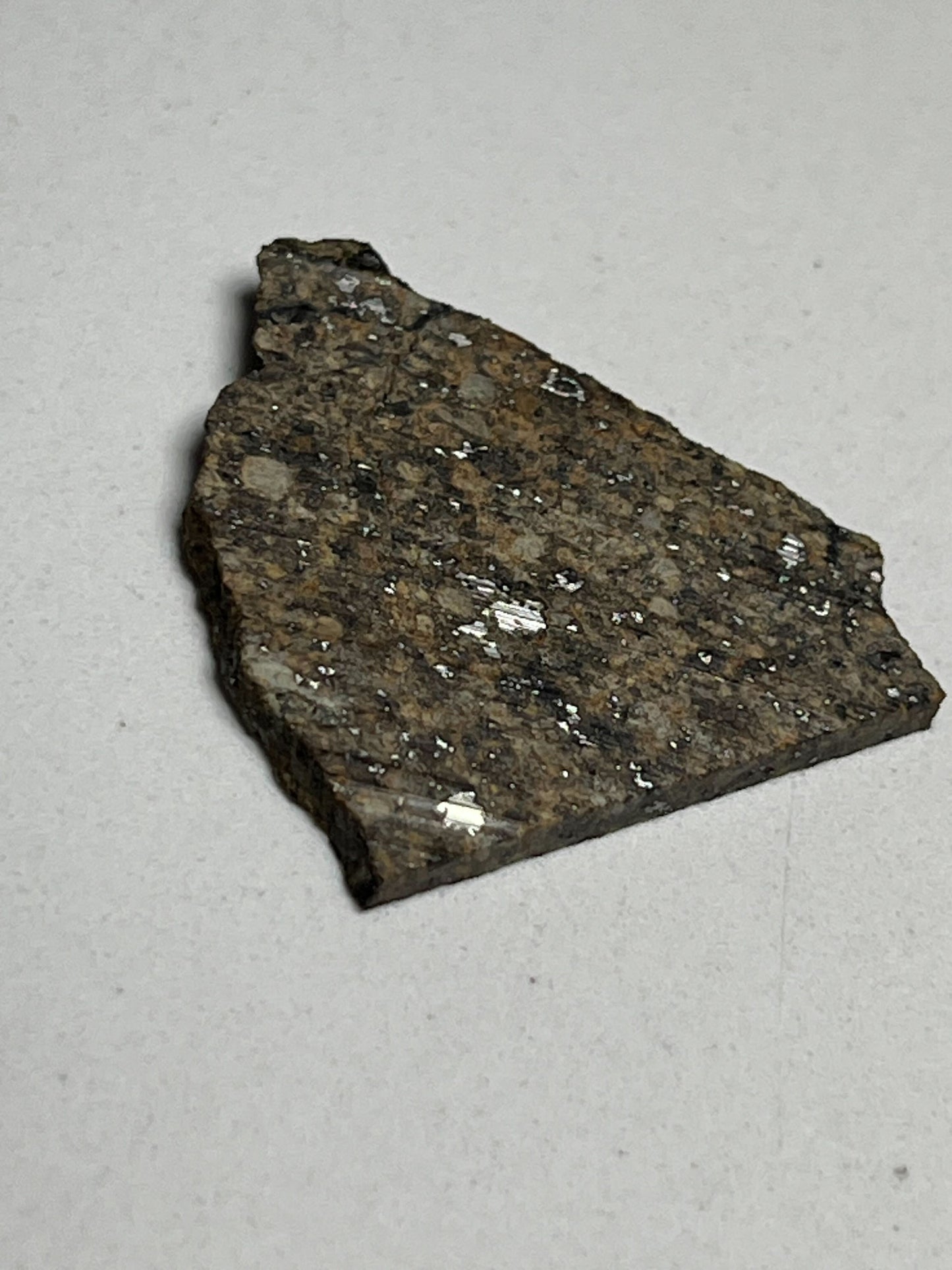 Certified TAZIZILET Specimen Meteorite Slice 3.5g - Recovered 2006, Niger - RARE