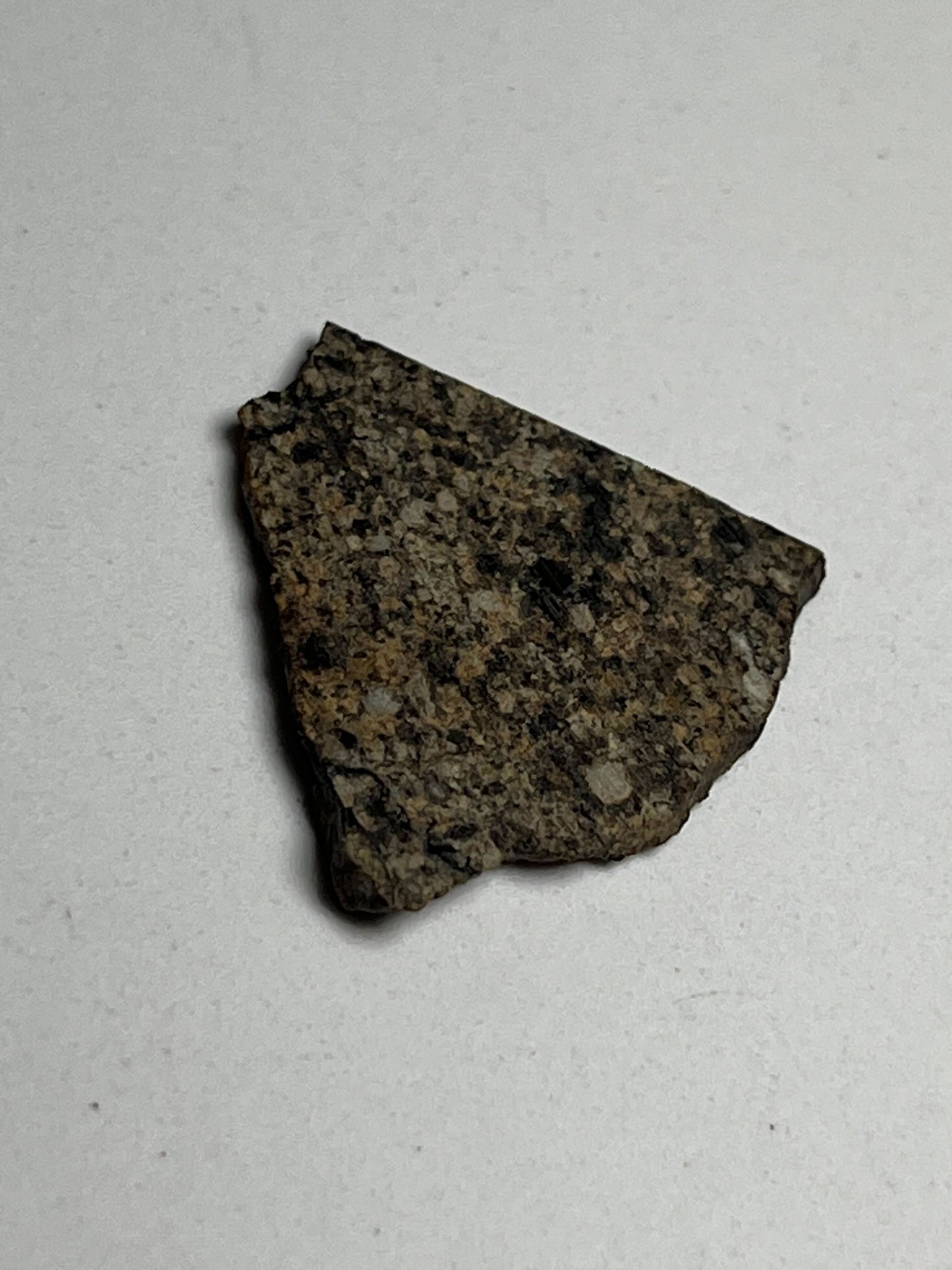 Certified TAZIZILET Specimen Meteorite Slice 3.5g - Recovered 2006, Niger - RARE