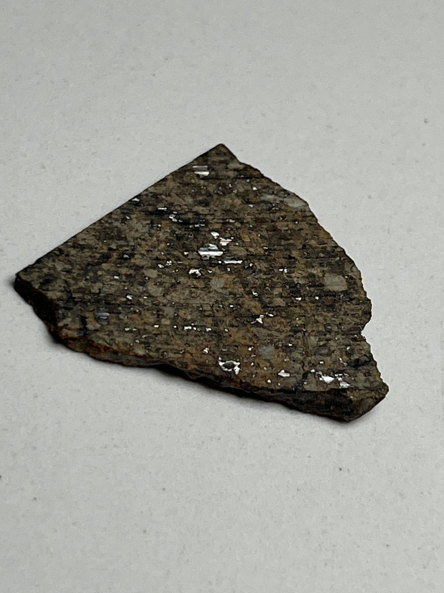 Certified TAZIZILET Specimen Meteorite Slice 3.5g - Recovered 2006, Niger - RARE