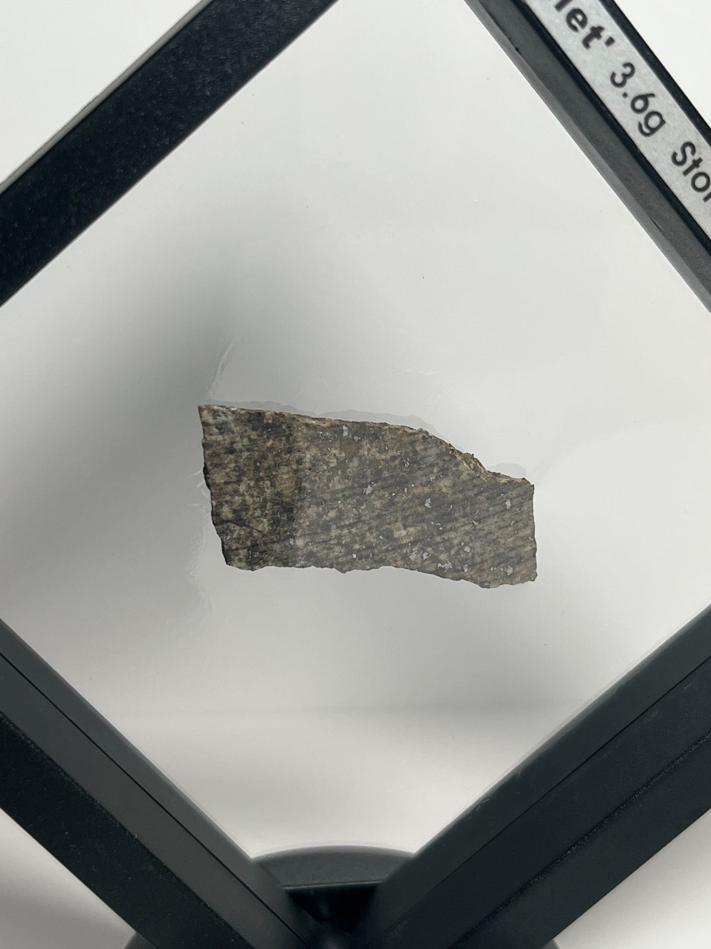 Certified TAZIZILET Specimen Meteorite Slice 3.6g - Recovered 2006, Niger - RARE