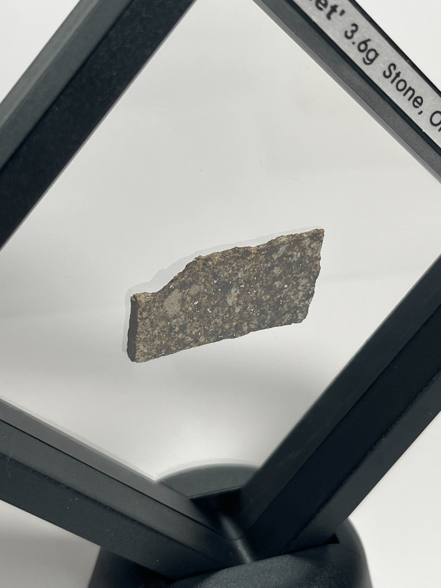 Certified TAZIZILET Specimen Meteorite Slice 3.6g - Recovered 2006, Niger - RARE