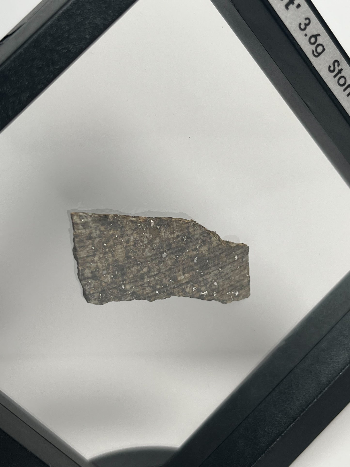 Certified TAZIZILET Specimen Meteorite Slice 3.6g - Recovered 2006, Niger - RARE