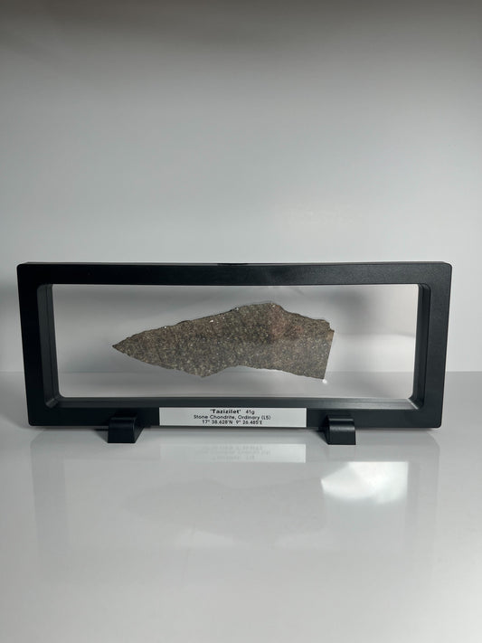 Certified TAZIZILET Specimen Meteorite Slice 41.0g - Recovered 2006, Niger - RARE