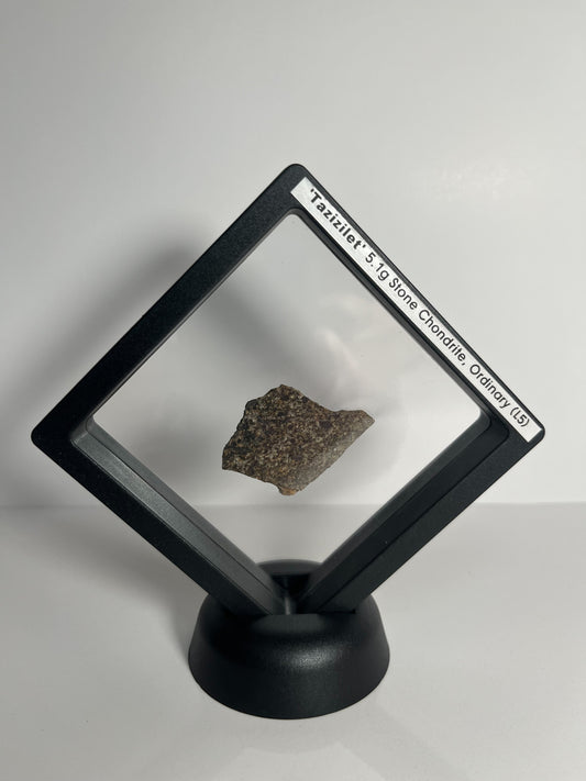 Certified TAZIZILET Specimen Meteorite Slice 5.1g - Recovered 2006, Niger - RARE