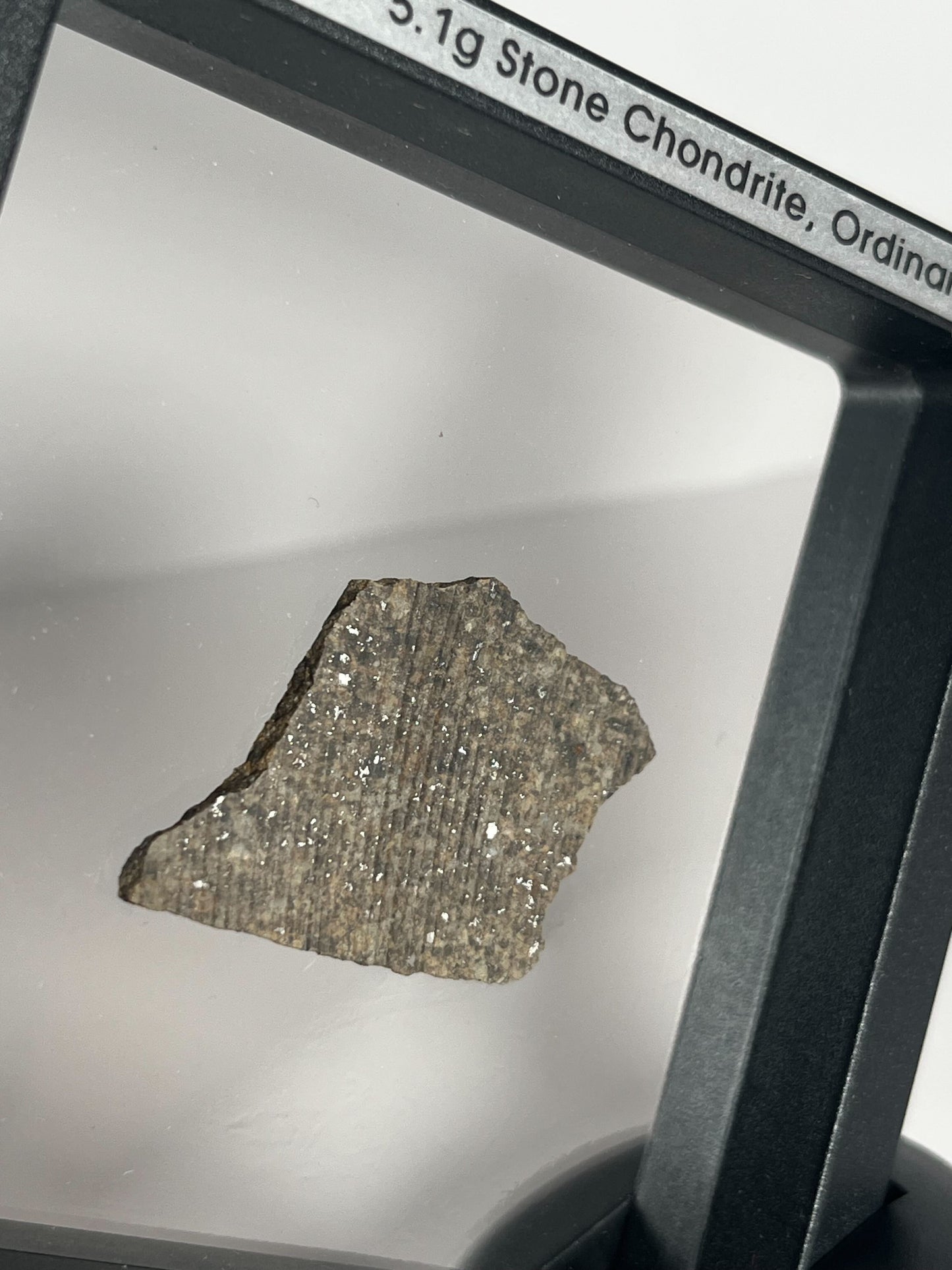 Certified TAZIZILET Specimen Meteorite Slice 5.1g - Recovered 2006, Niger - RARE
