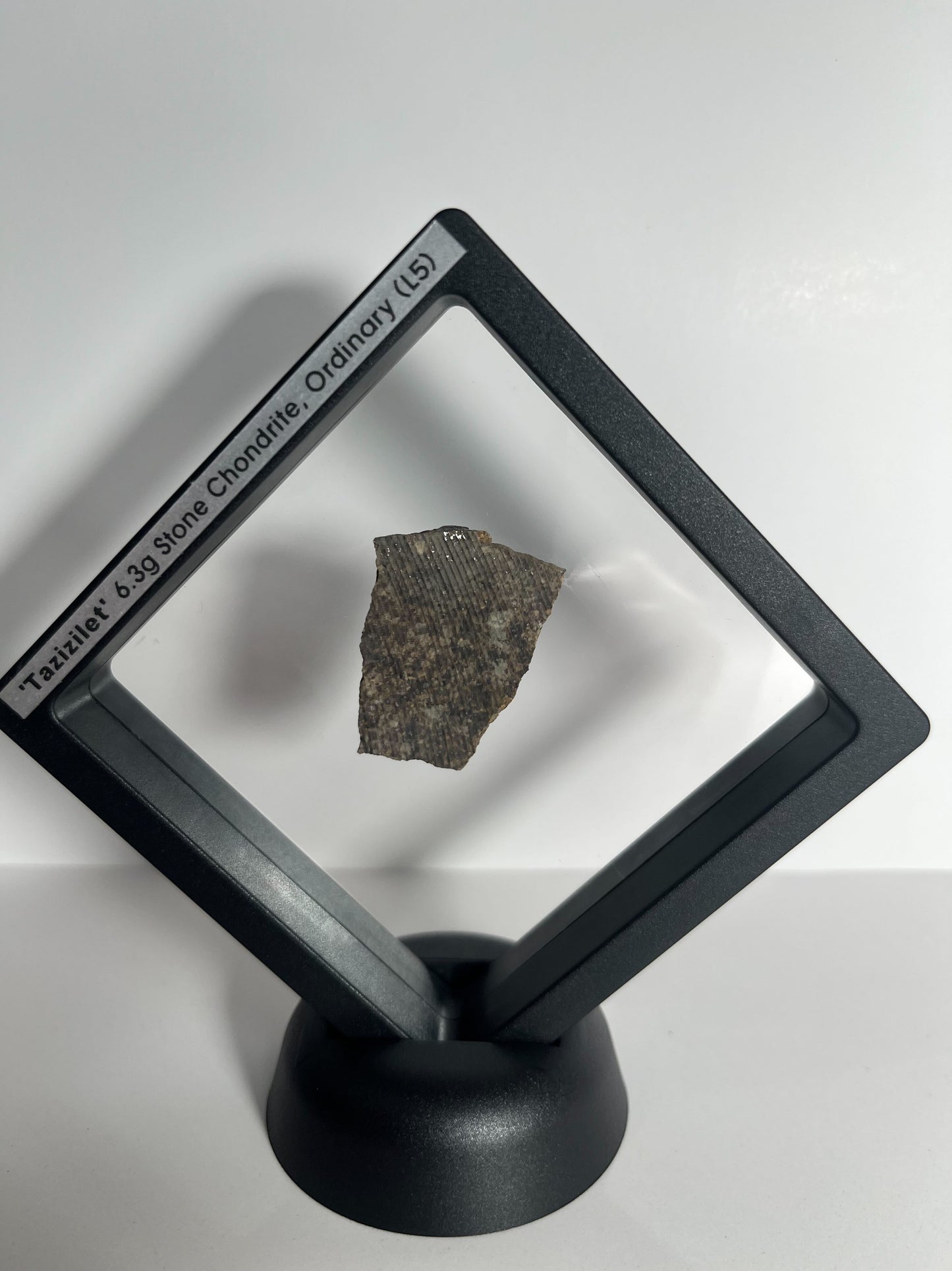 Certified TAZIZILET Specimen Meteorite Slice 6.3g - Recovered 2006, Niger - RARE