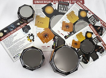 Universal Lens Filter - 70mm aperture BINOCULAR SET of TWO (2 each)