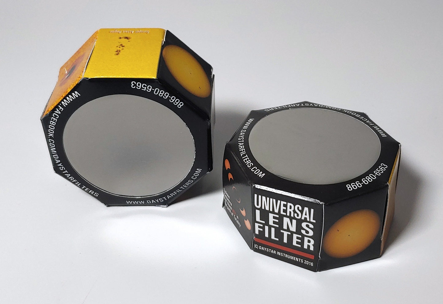 Universal Lens Filter - 90mm aperture BINOCULAR SET of TWO (2 each)