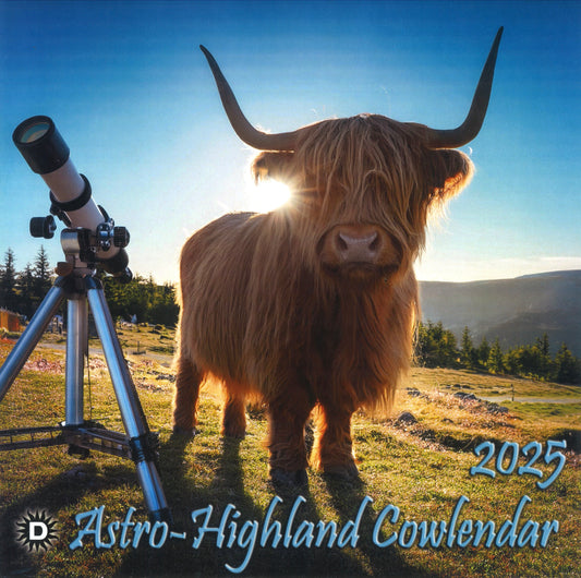 Daystar Filters 2025 Astro-Highland Spiral-Bound Monthly Wall Cowlendar