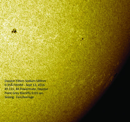 Daystar QUARK Sodium D line filter