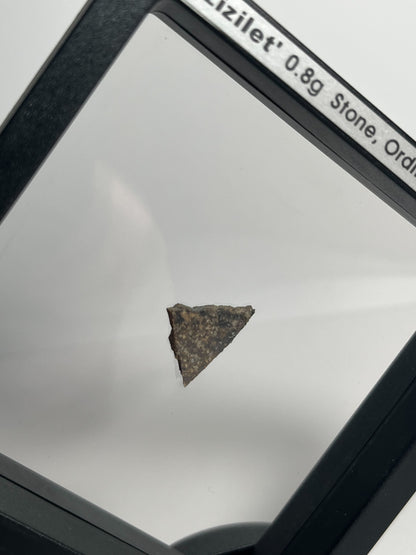 Certified TAZIZILET Specimen Meteorite Slice 0.8g - Recovered 2006, Niger - RARE