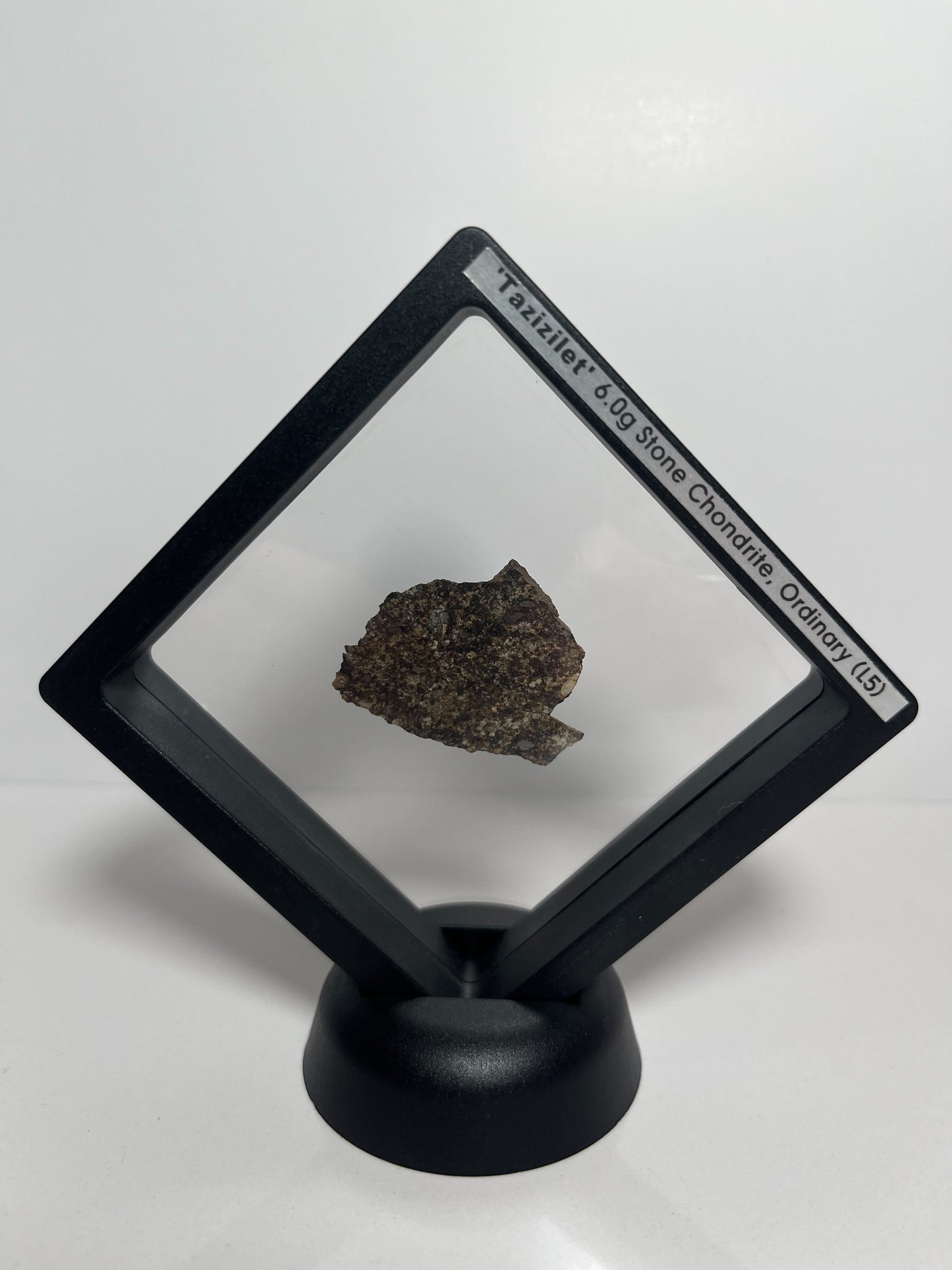 Certified TAZIZILET Specimen Meteorite Slice 6.0g - Recovered 2006, Niger - RARE